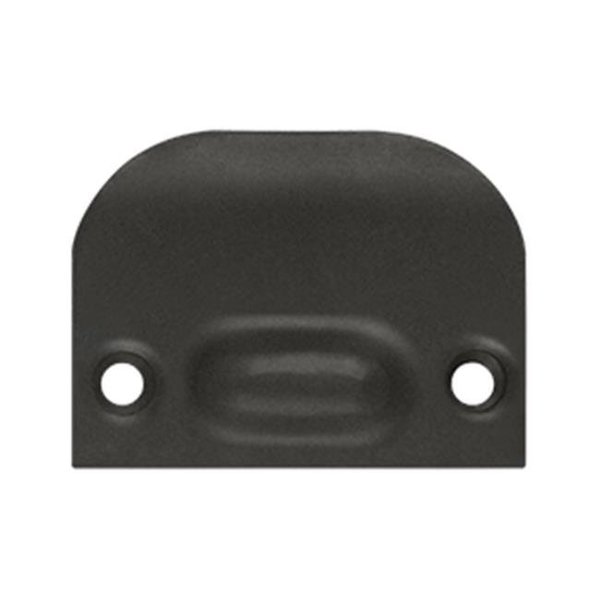 Dendesigns Full Lip Strike Plate; Oil Rubbed Bronze - Solid DE927112